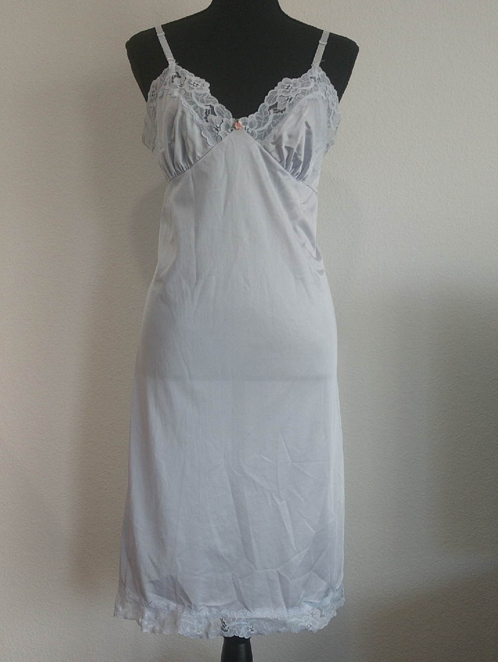 Together Light Gray Lace-Trim Slip